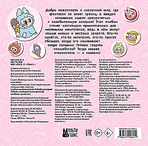 Sticker Album in the Style of Labubu