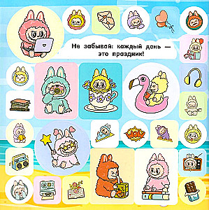 Big Sticker Album in Labubu Style