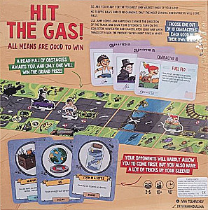 Настольная игра - Hit the gas! (на английском языке)