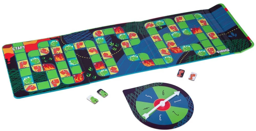 Мини-игра в дорогу - Игра-бродилка. Эра динозавров