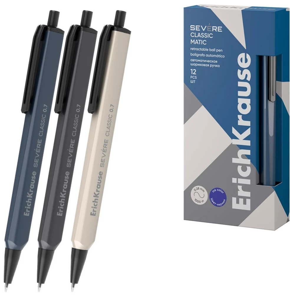 Ballpoint Pen - Severe Matic Classic, blue, assorted