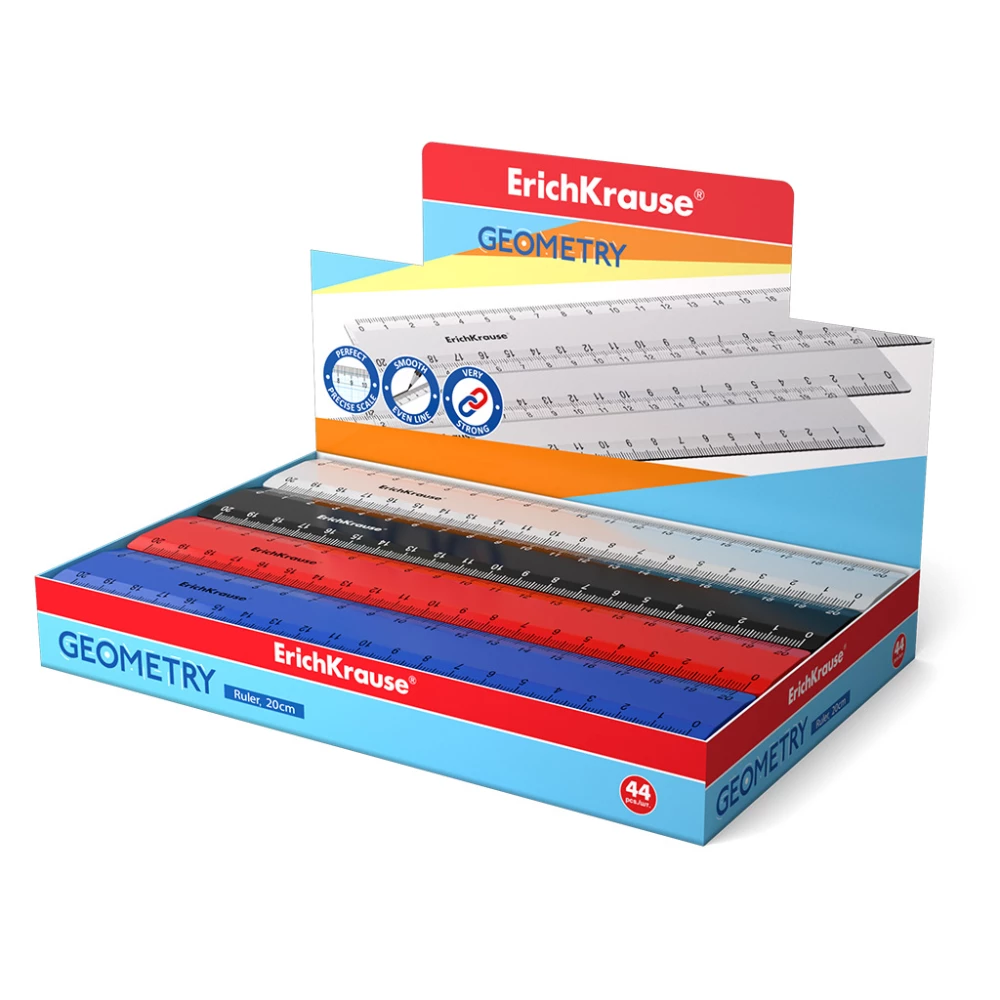 Plastiklineal - Classic, assortii