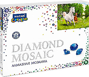 Diamantmosaik - Pferde im Wald