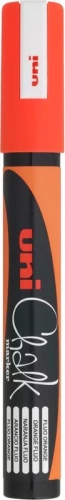 Marker kredowy Uni, PWE-5M 1.8-2.5 mm, pomarańczowy