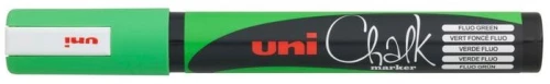 Marker kredowy UNI PWE-5M, fluorescencyjno-zielony, 1,8-2,5 mm