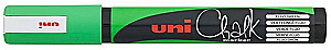 Chalk Marker UNI PWE-5M, fluorescent green, 1.8-2.5 mm