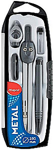 Trikampis - Maped, 5 daiktų, 13,5 cm, metalas