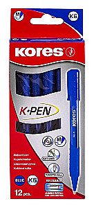 Ручка с трёхгранным корпусом K-PEN K6 (синяя)