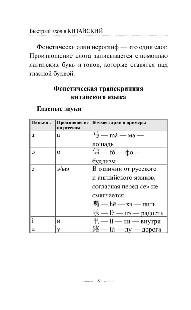 Быстрый вход в китайский