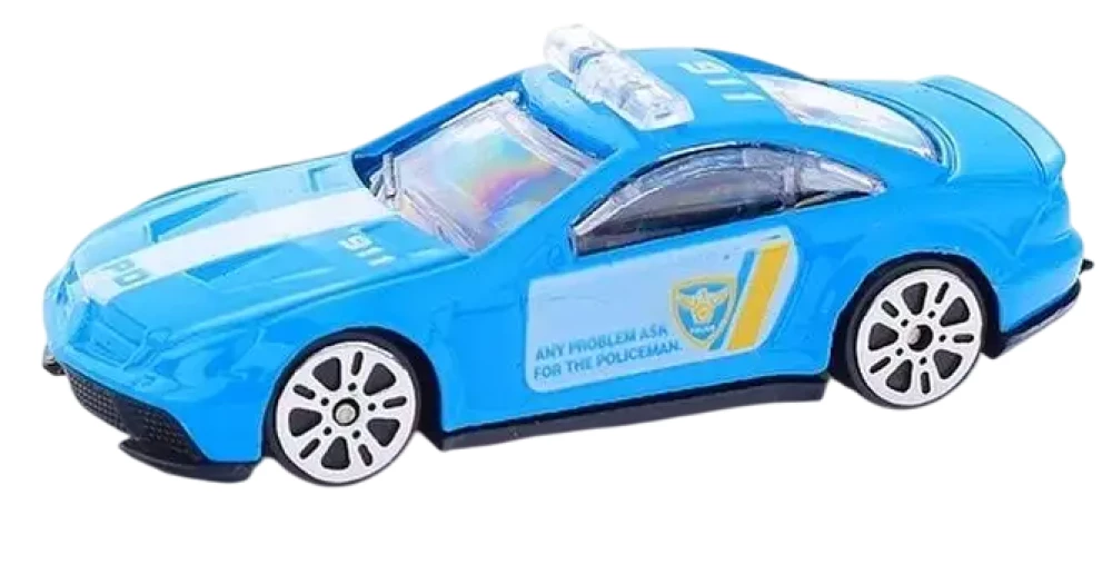 Mašīnu komplekts - Policija 1:64, 3 gab.