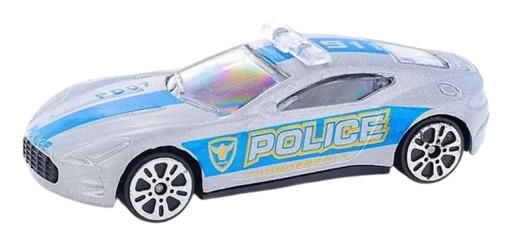 Mašīnu komplekts - Policija 1:64, 3 gab.