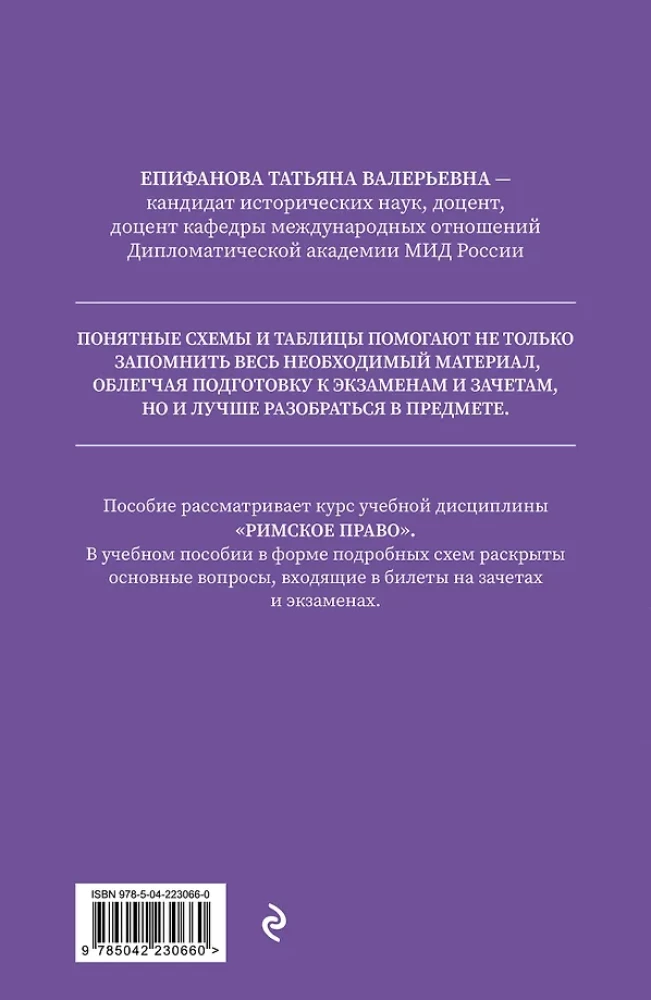Roman Law in Schemes. Study Guide