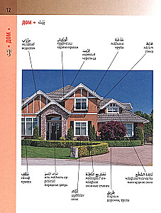 Arabic-Russian Visual Dictionary with Transcription