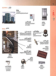 Arabic-Russian Visual Dictionary with Transcription