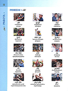 Arabic-Russian Visual Dictionary with Transcription