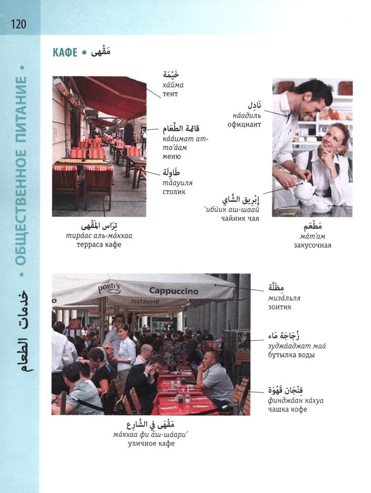 Arabic-Russian Visual Dictionary with Transcription