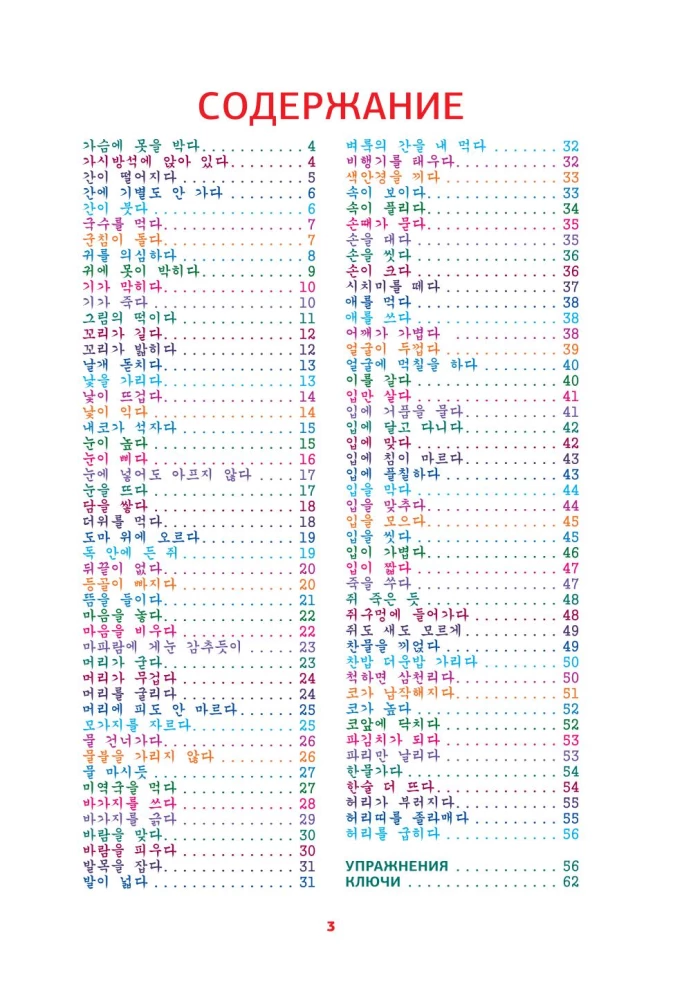 Korea keel. Idiomid