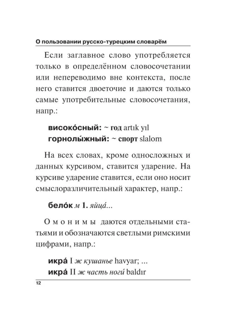 Турецко-русский русско-турецкий словарь