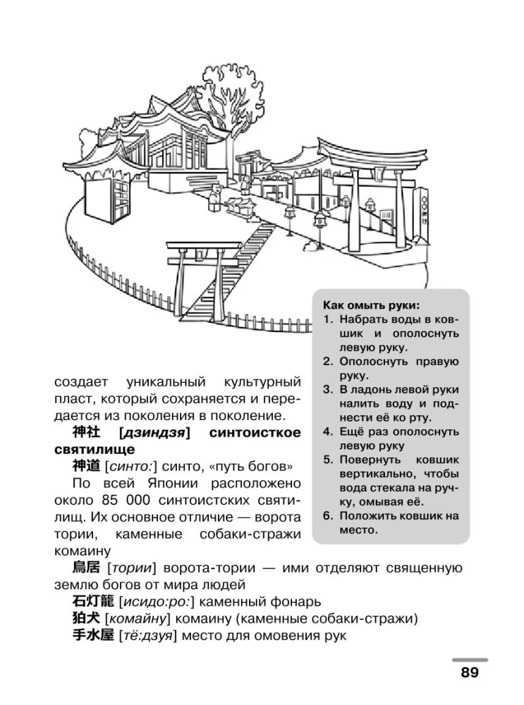 Японский язык: визуальный словарь-раскраска