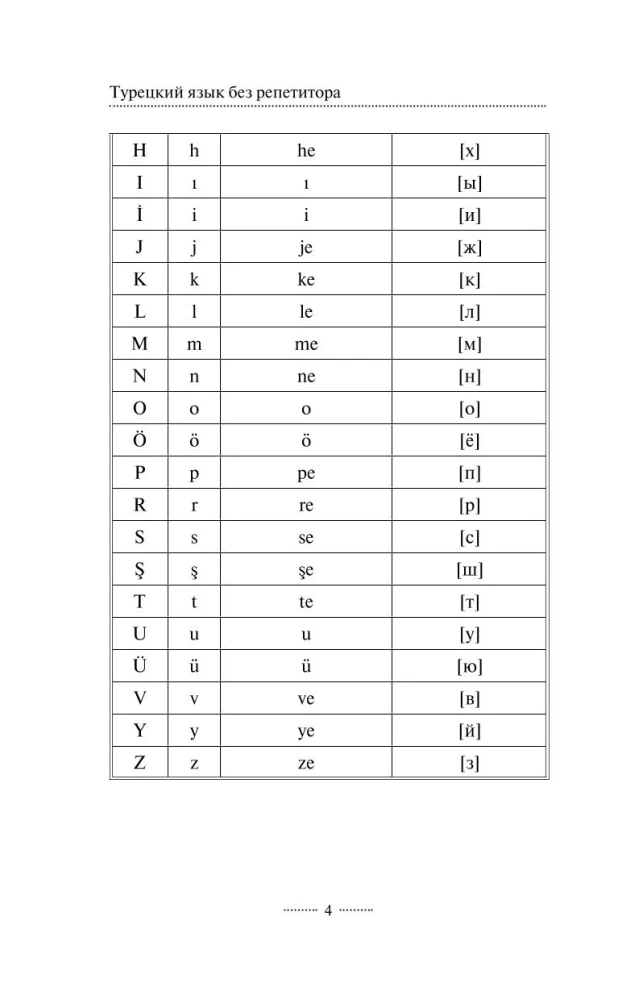 Turkish Language Without a Tutor. Self-Study Guide to Turkish Language