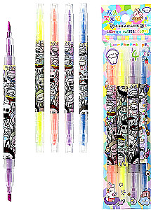 Highlighter Set - Toothed, Double-Sided, Assorted