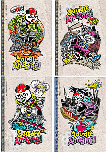 Notebook - Panda, 64 sheets, assorted