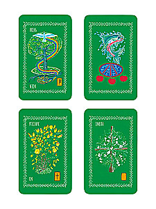 Magical Druid Cards. Green Magic for Protection and Predictions. Aven Deck
