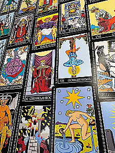 Tarot Waite. Täielik komplekt (78 kaarti + 2 tühi)