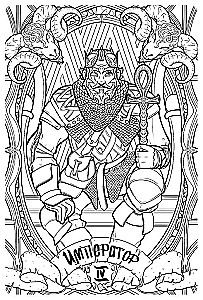 Dark Tarot. Coloring Deck (78 Cards)