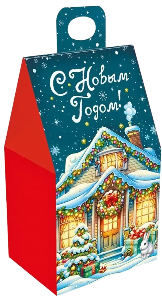 Коробка - Домик. С Новым годом!