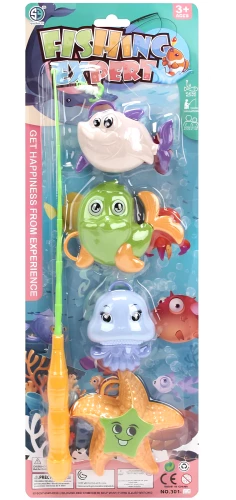 Toy - Fishing, 4 sea dwellers