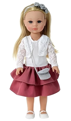 Interaktywna lalka - Bobas, 38 cm — mówi i śpiewa po polsku, realistyczna, komplet odzieży