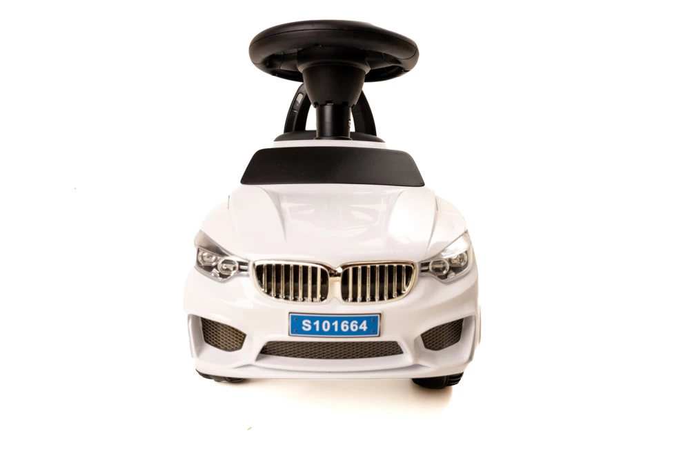 Vaikų stumdomas automobilis - Automobilis (balta)