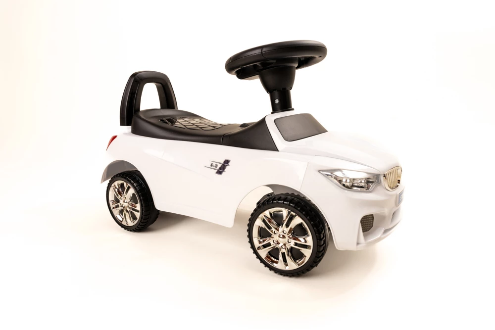 Vaikų stumdomas automobilis - Automobilis (balta)