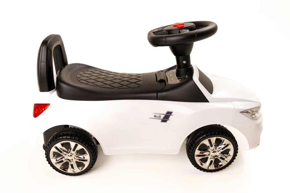 Vaikų stumdomas automobilis - Automobilis (balta)