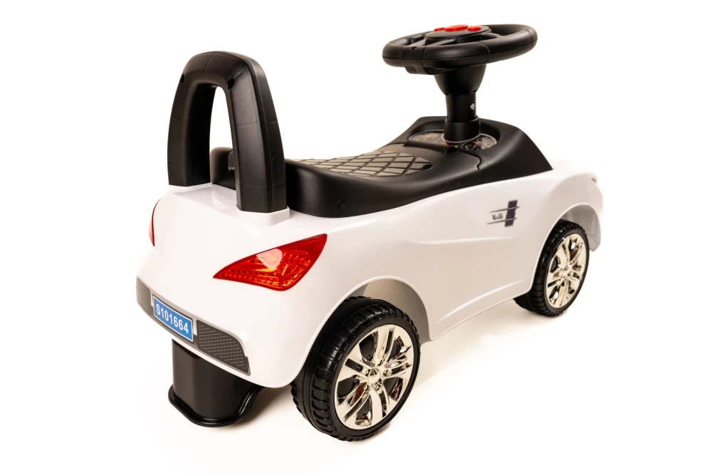 Vaikų stumdomas automobilis - Automobilis (balta)