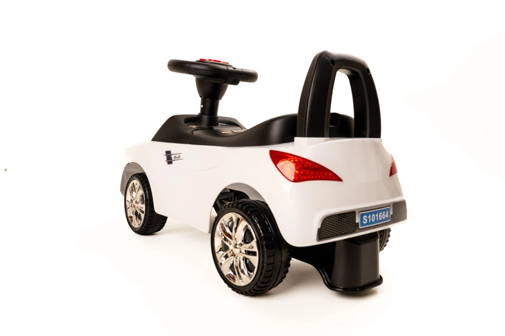 Vaikų stumdomas automobilis - Automobilis (balta)