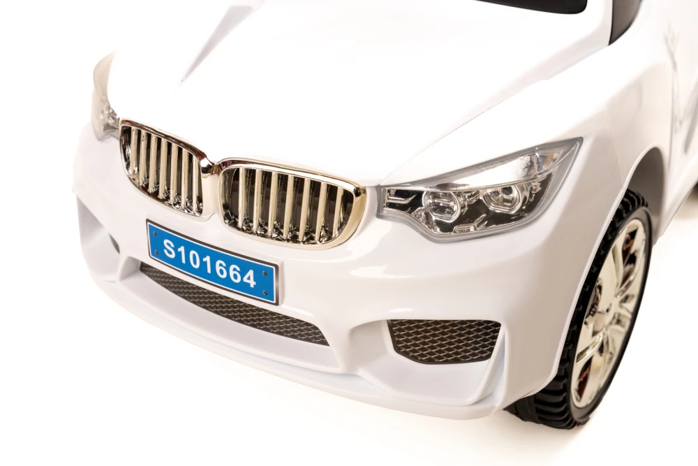 Vaikų stumdomas automobilis - Automobilis (balta)