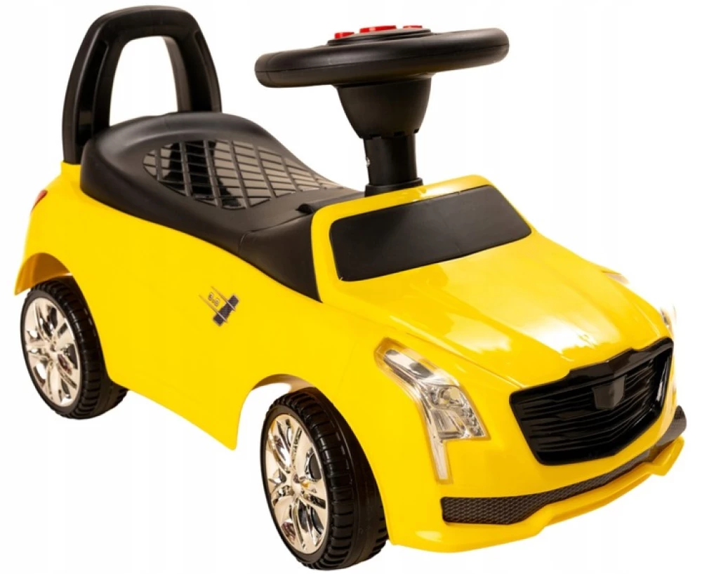 Children's Push Toy - Car (Yellow)