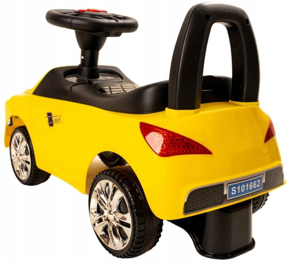 Children's Push Toy - Car (Yellow)