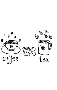 Der Geschmack des Morgens. Tee und Kaffee. Anti-Stress Ausmalbuch