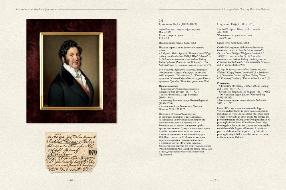 Family and Children's Miniature Portraits of the XVIII–XX Centuries