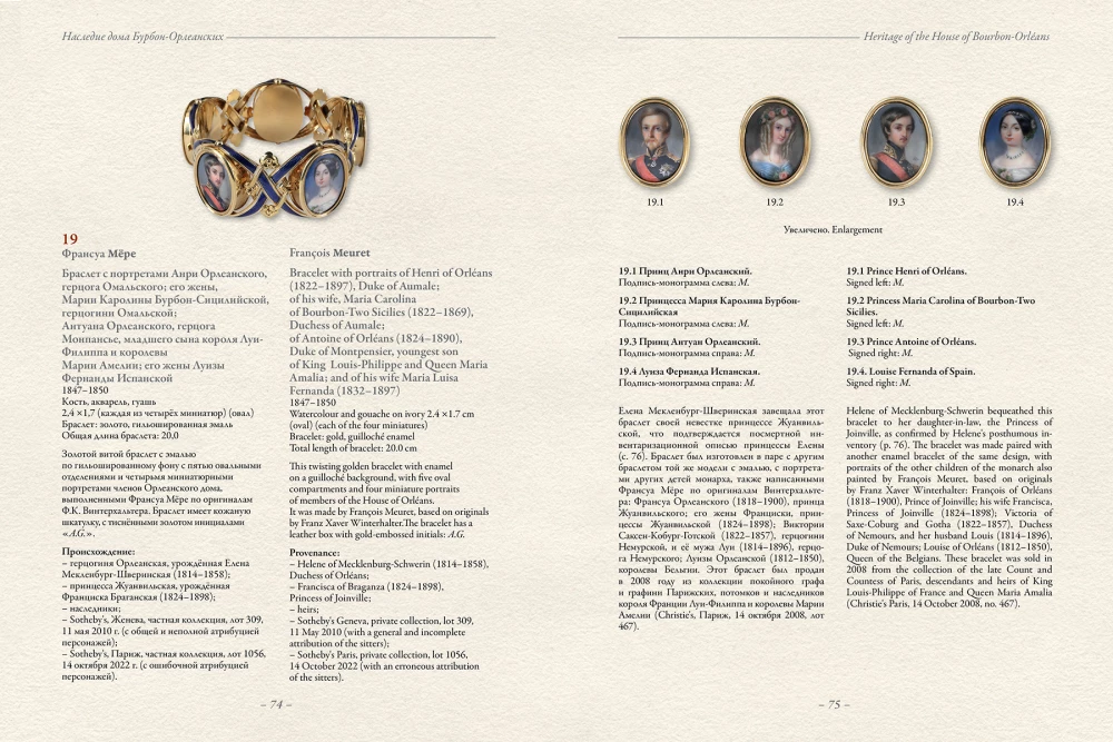 Family and Children's Miniature Portraits of the XVIII–XX Centuries