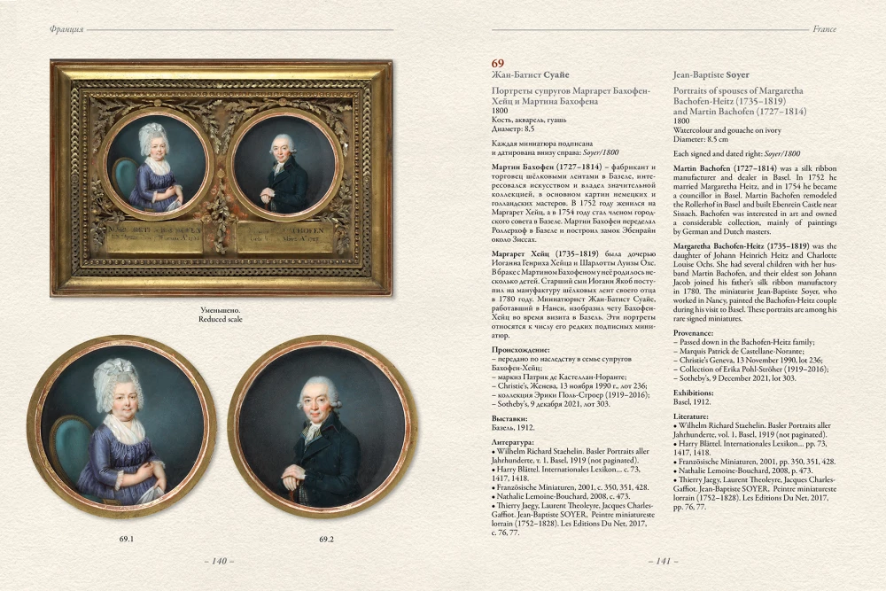 Family and Children's Miniature Portraits of the XVIII–XX Centuries