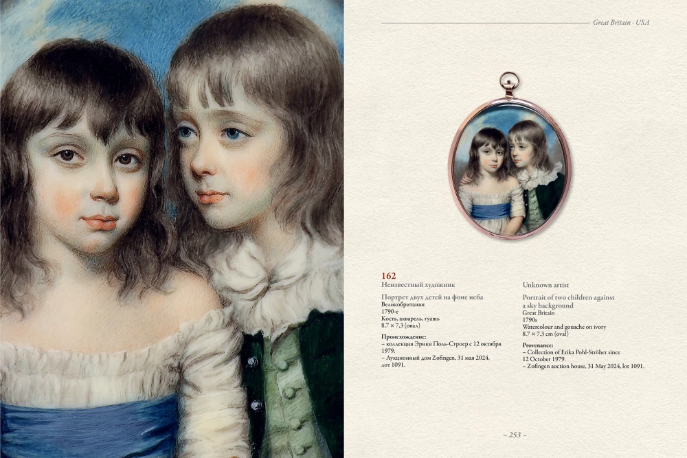 Family and Children's Miniature Portraits of the XVIII–XX Centuries
