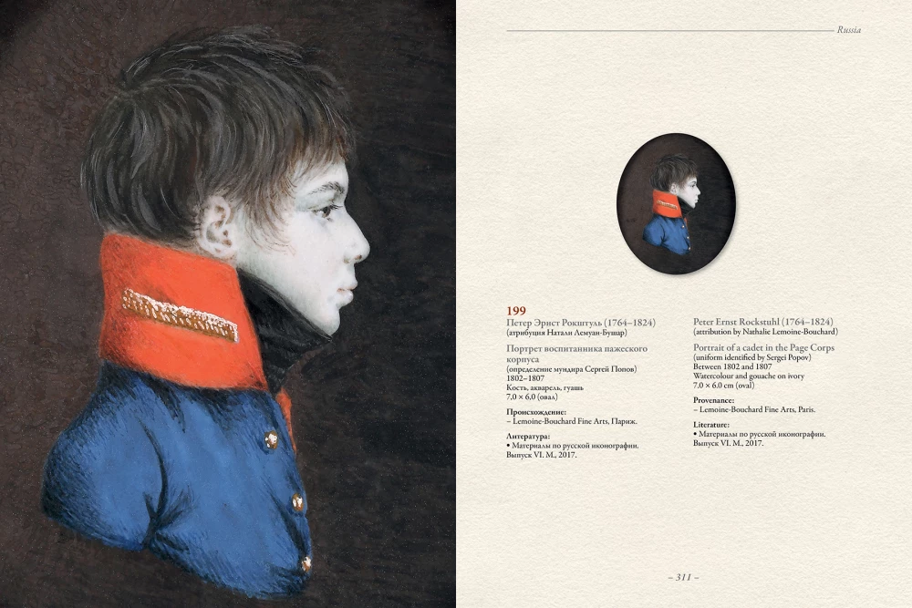 Family and Children's Miniature Portraits of the XVIII–XX Centuries