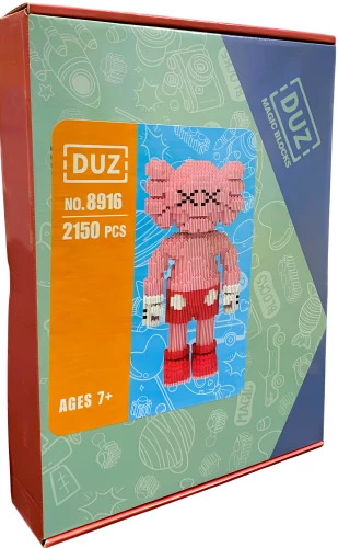 3D Constructor - Duz. Magic blocks, pink bear