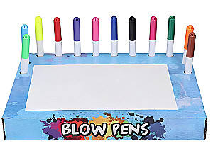 Creative set - Blow pens. Dinosaur set