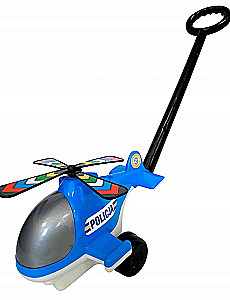Rotaļlieta - vilkšanas helikopters, zils