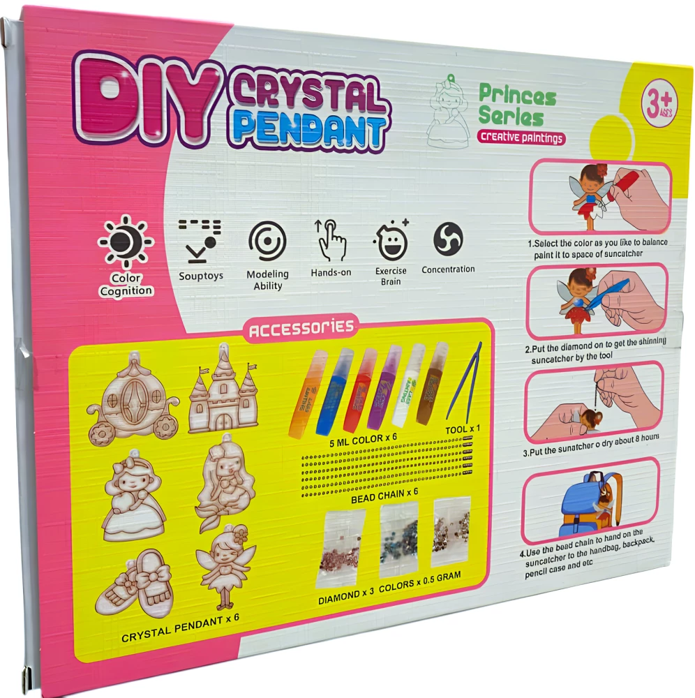 Craft Set - DIY Crystal Pendant, Princess Series